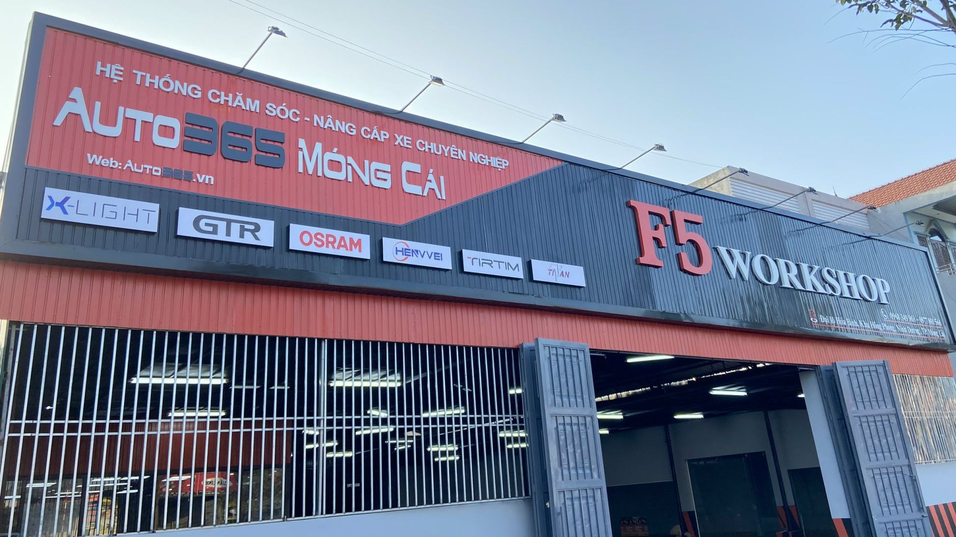 Quảng Ninh: Đại lý dầu Wolver - Workshop F5 Auto - 365 Móng Cái